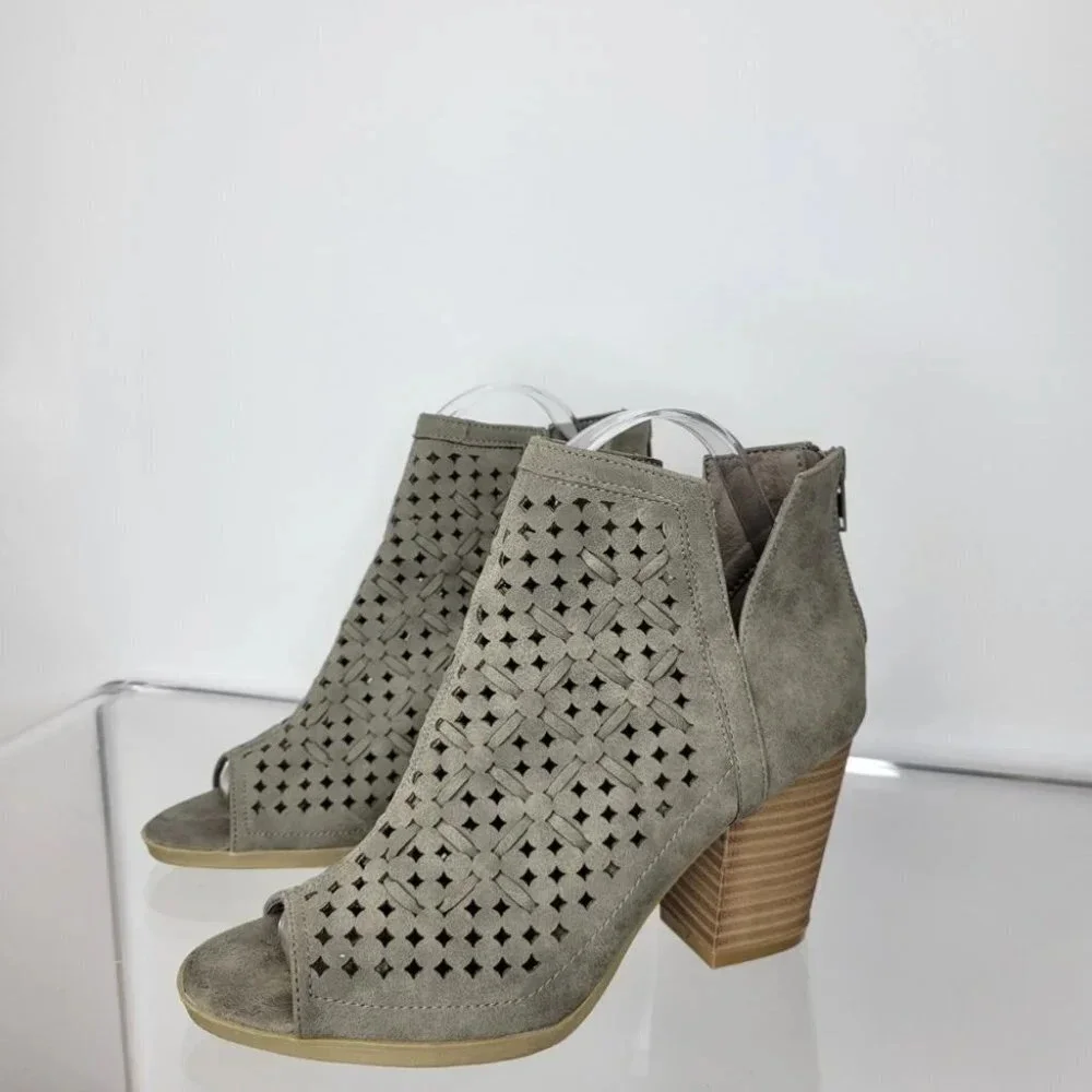 Sugar Open Toe Booties - Picture 9 of 10